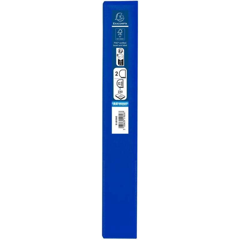 Classeur PP personnalisable Kreacover - 2 anneaux en D 25mm - A4 maxi