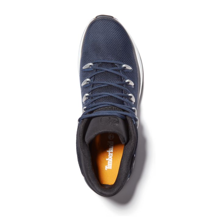 Bota de caminhada impermeável Sprint Trekker para homens na cor azul marinho.