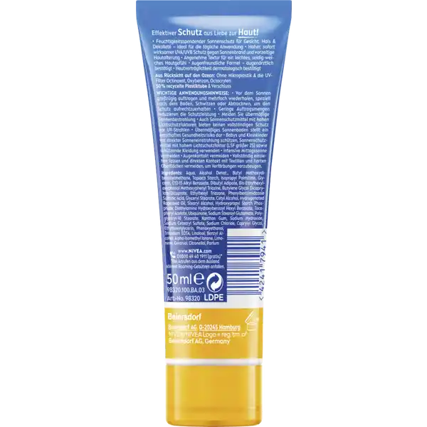 Gesichts-Sonnencreme LSF 30