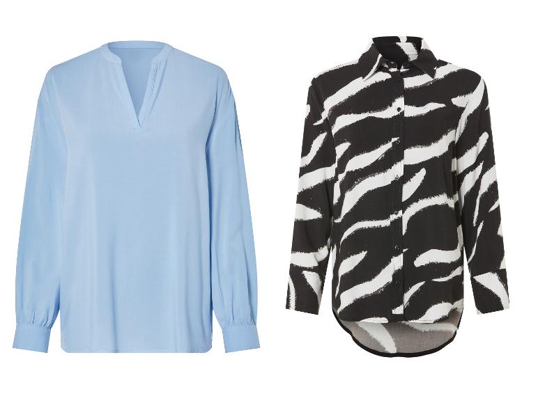 Satijnen dames blouse