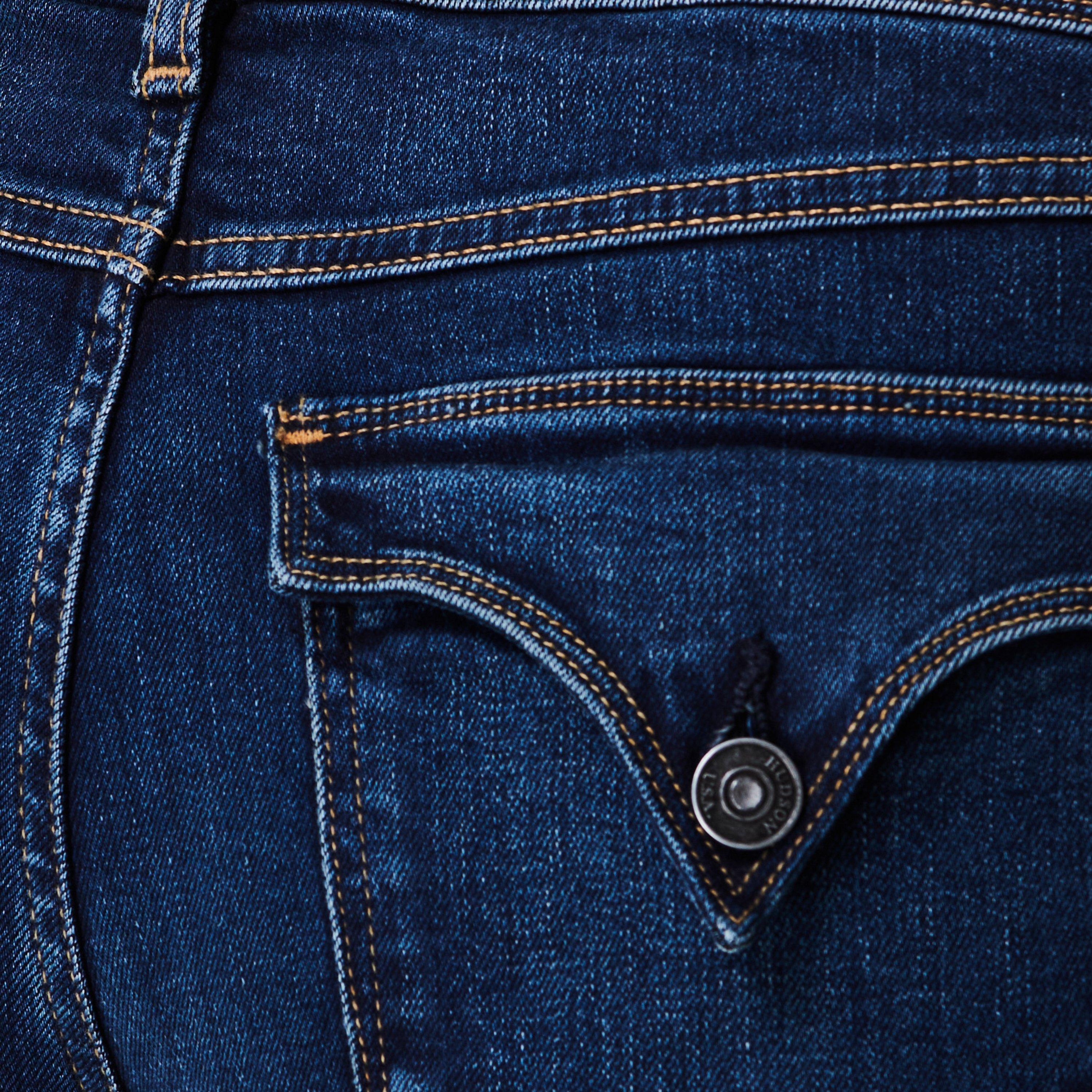 Hudson Collin Mid Rise Skinny Jeans