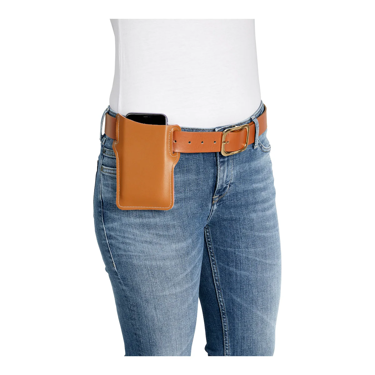 DMH - Handy-Gürteltasche - braun
