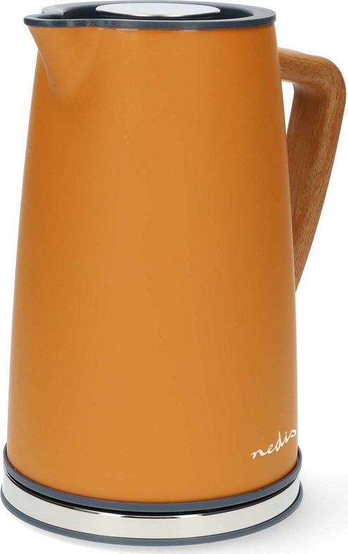 Nedis - KAWK510EOR - Waterkoker - Oranje - 1,7L - 2200W - Soft-Touch