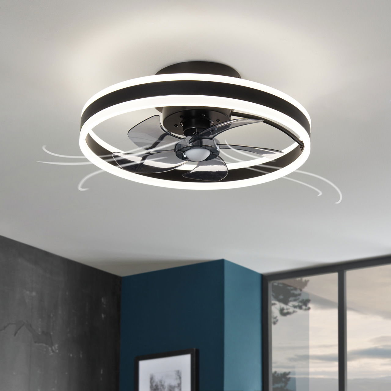 Mican Deckenventilator BLACK WIDOW