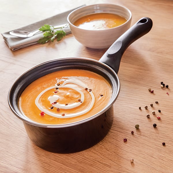 Mini casserole antiadhérente acier émaillé 14 cm Mathon