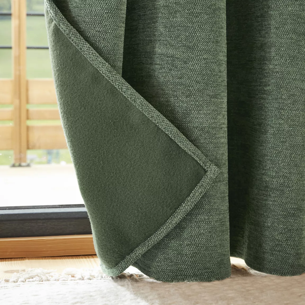 Rideau occultant isolant Total Blackout (140 x 240 cm) Magnus Vert romarin