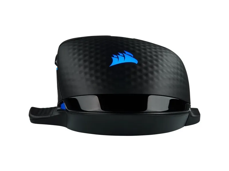 CORSAIR Gaming DARK CORE RGB PRO SE - Mus - optisk - 8 knapper - trådløs, kablet - USB, 2.4 GHz, Bluetooth 4.2 LE - sort