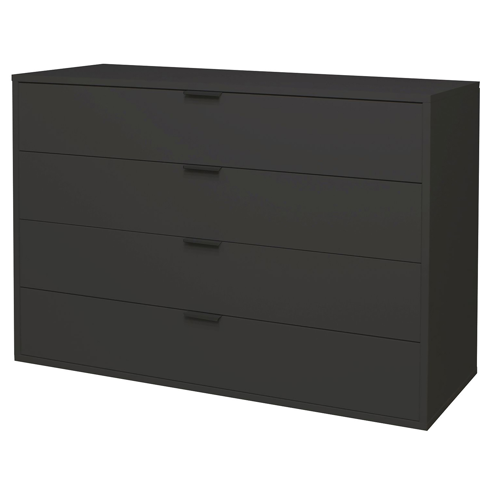 Kommode - anthrazit matt - 119 cm