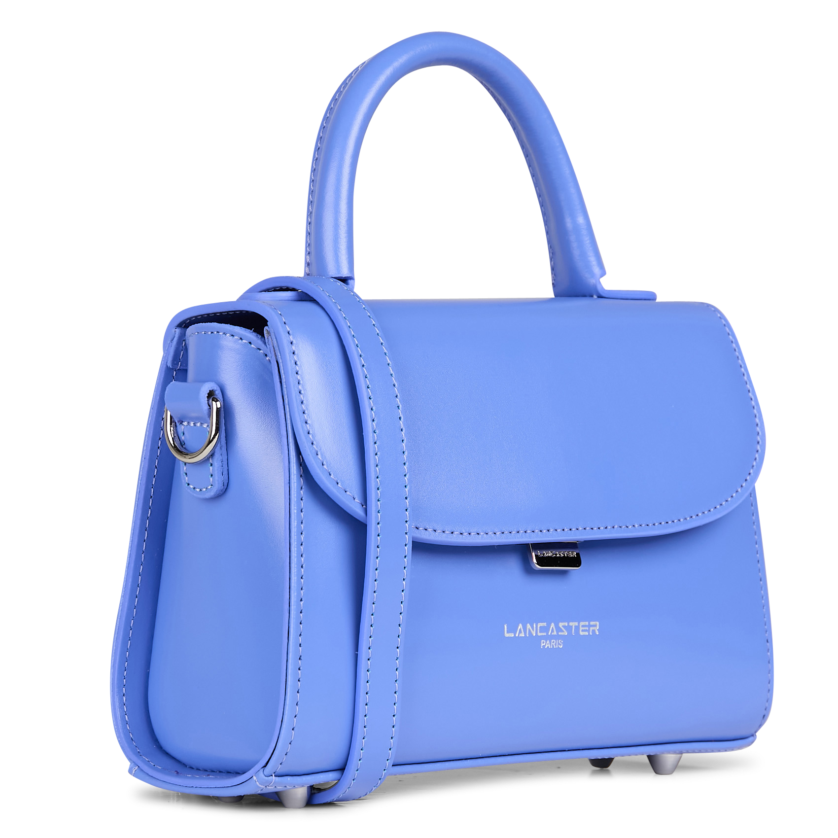 SUAVE EVEN - Sac porté épaule en cuir | Bleu