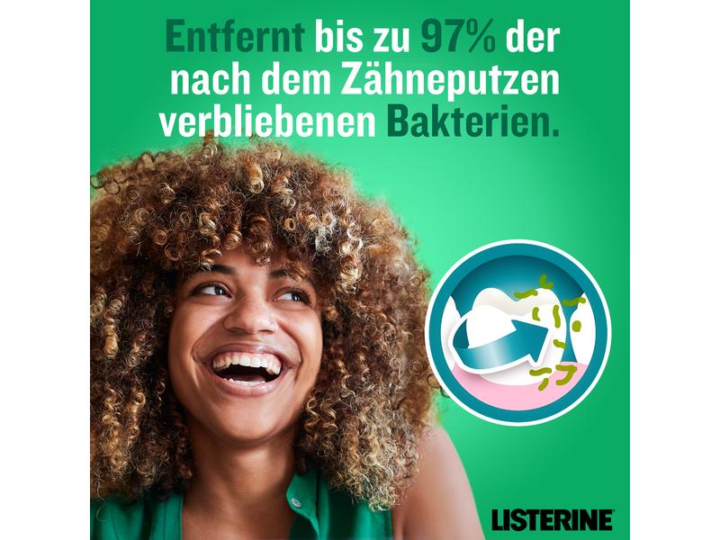 Listerine Mundspülung Fresh Mint 500 ml Mundwasser mit frischem Minzgeschmack