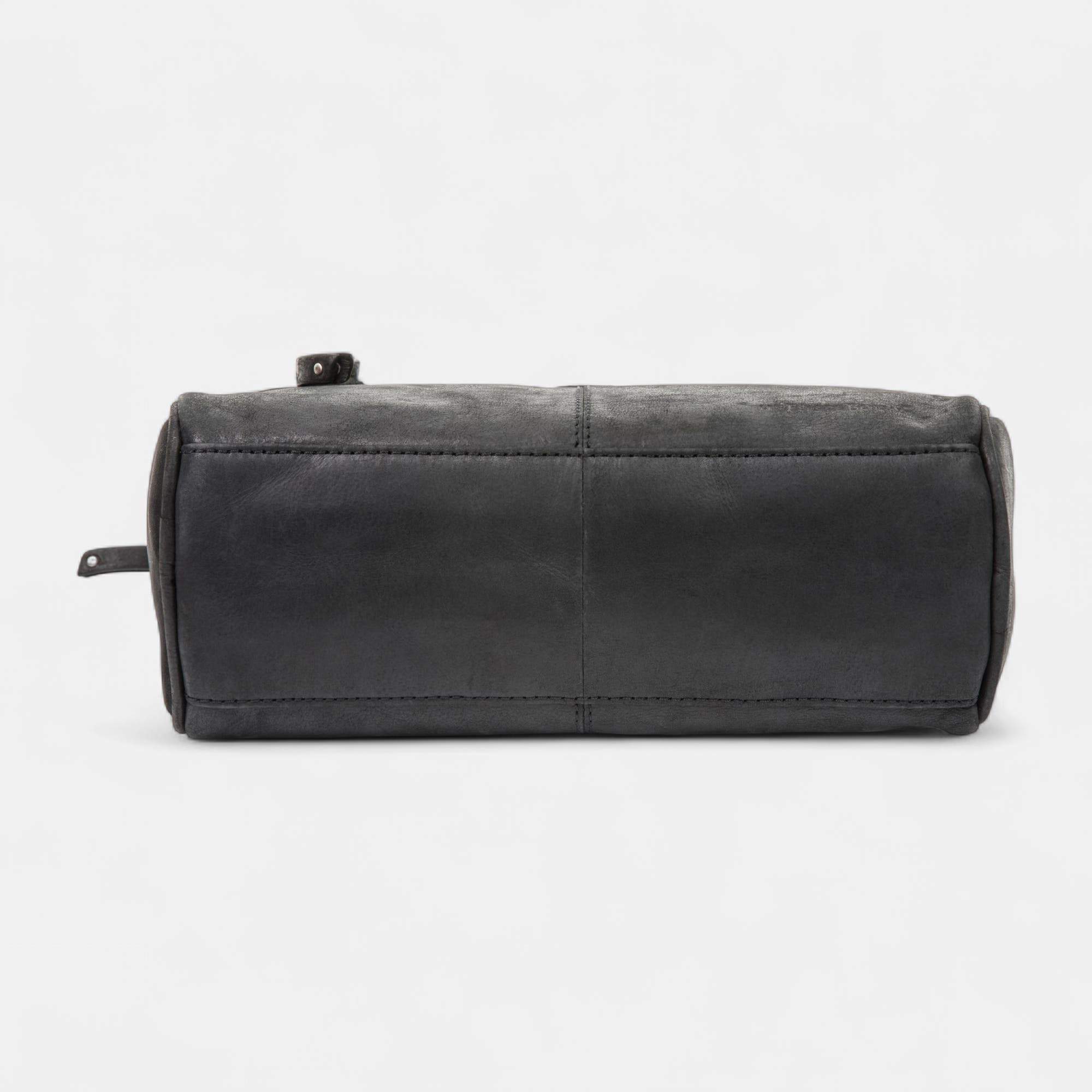 Sac bandoulière en cuir noir