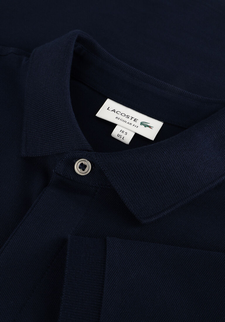 LACOSTE donkerblauwe lacoste polo 1hp3 men's s/s polo