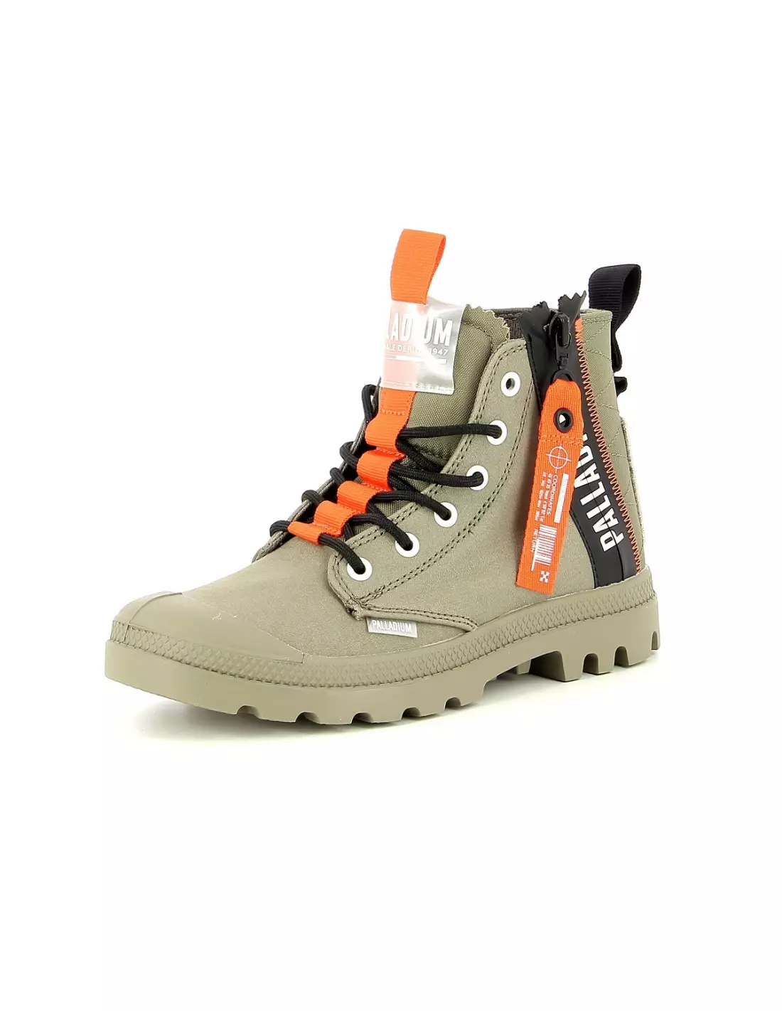PALLADIUM PAMPA HI TICKET TO EARTH - Sneakers DuskyGreen