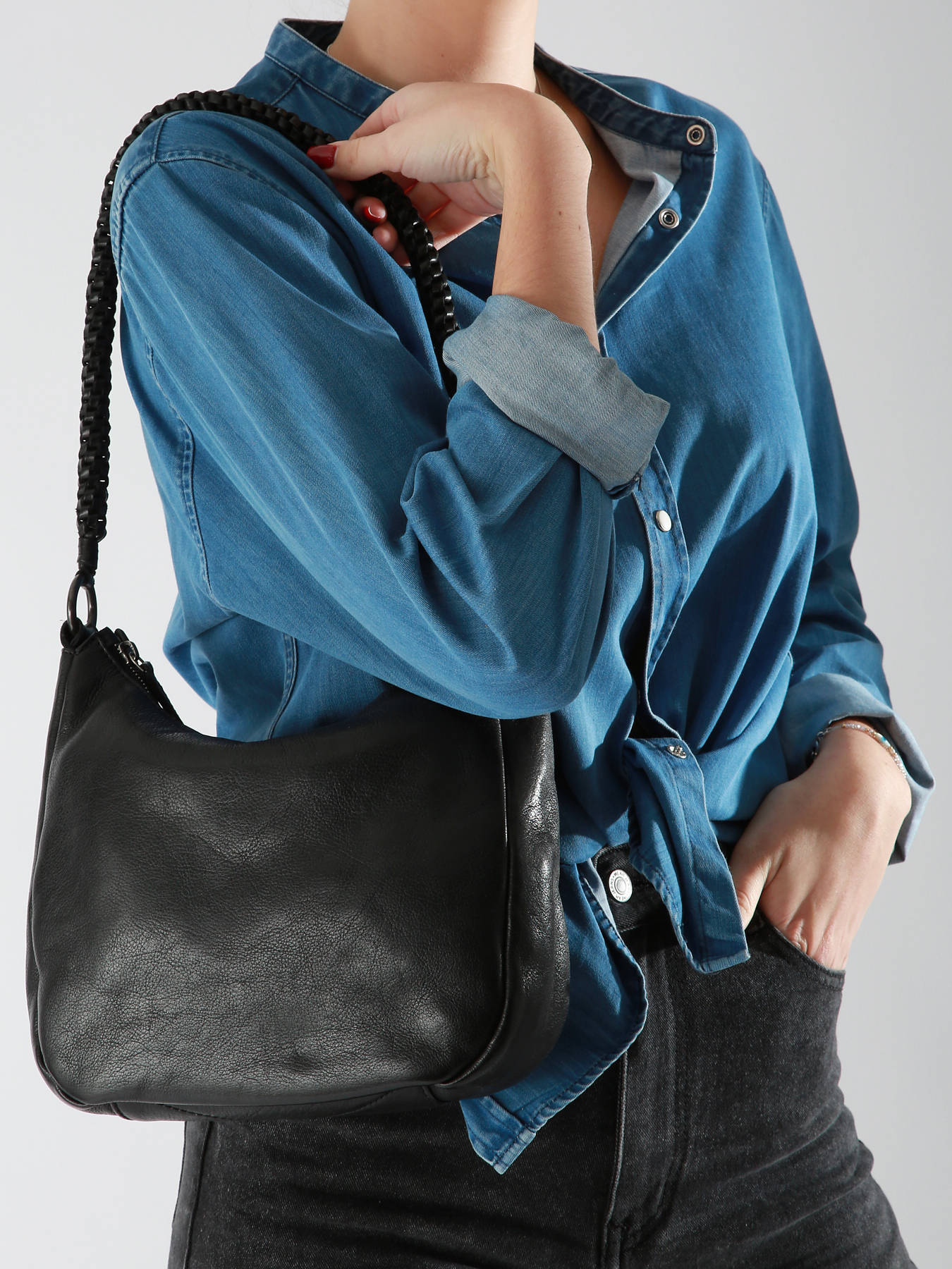 Sac port paule Heritage cuir BIBA