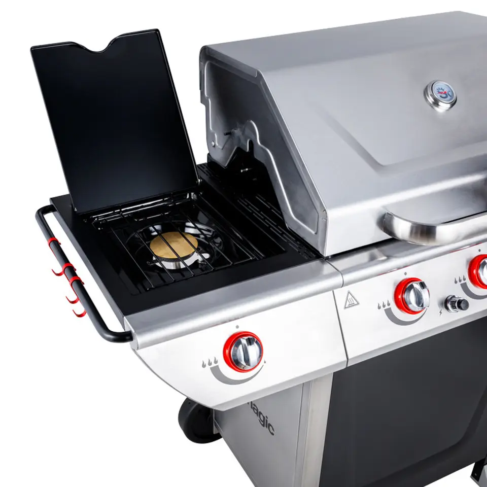 Somagic Barbecue MANHATTAN 350GPI - Zwart - Staal