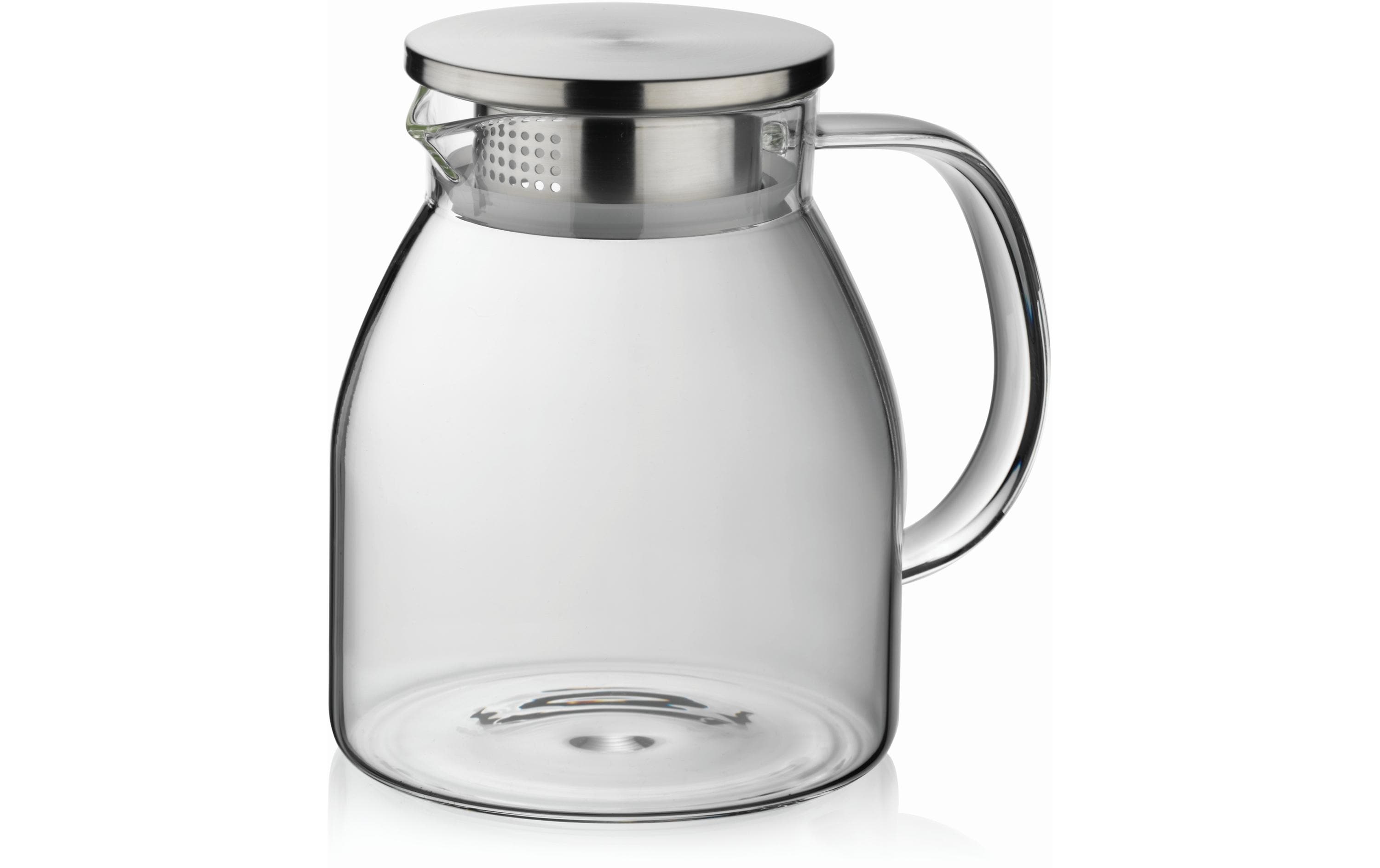 Karaffe Luna 1.2 l, TransparentWasserkaraffe mit 2 Ausgüssen