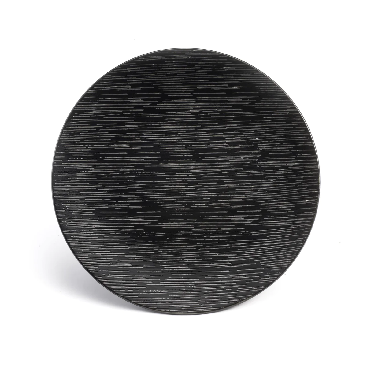 Magma Noir - Assiette plate 27 cm (lot de 6) Médard de Noblat