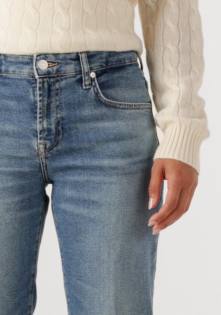 blauwe 7 for all mankind straight leg jeans calie straight fancy