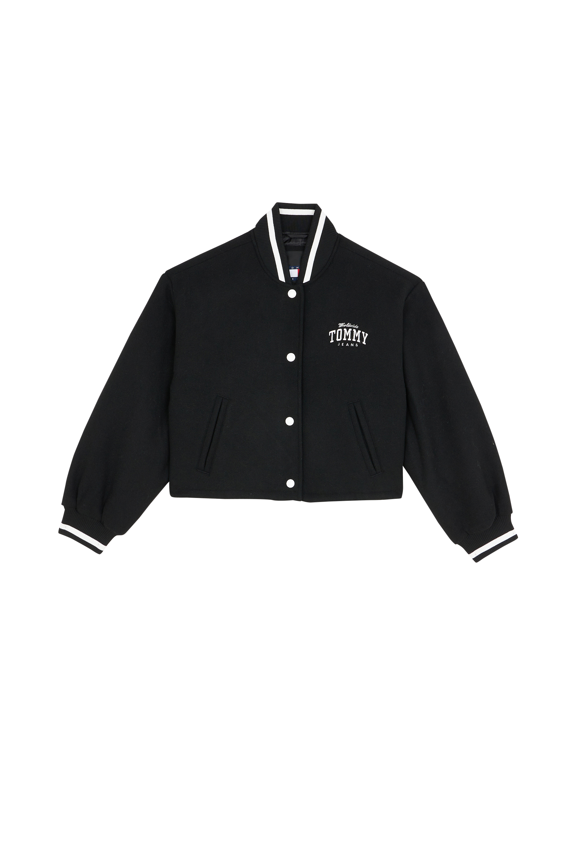 TOMMY JEANS Bomber TJW CRP WOOL VARSITY Noir