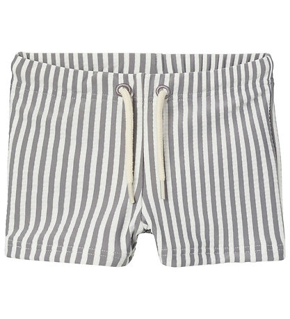 Lil Atelier Bådeshorts - NmmFarrow Swim Tights - Sølver Filigree