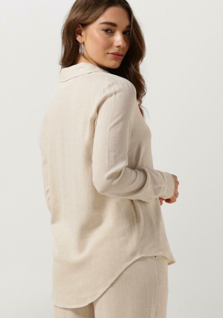 SELECTED FEMME beige selected femme blouse slfviva ls shirt