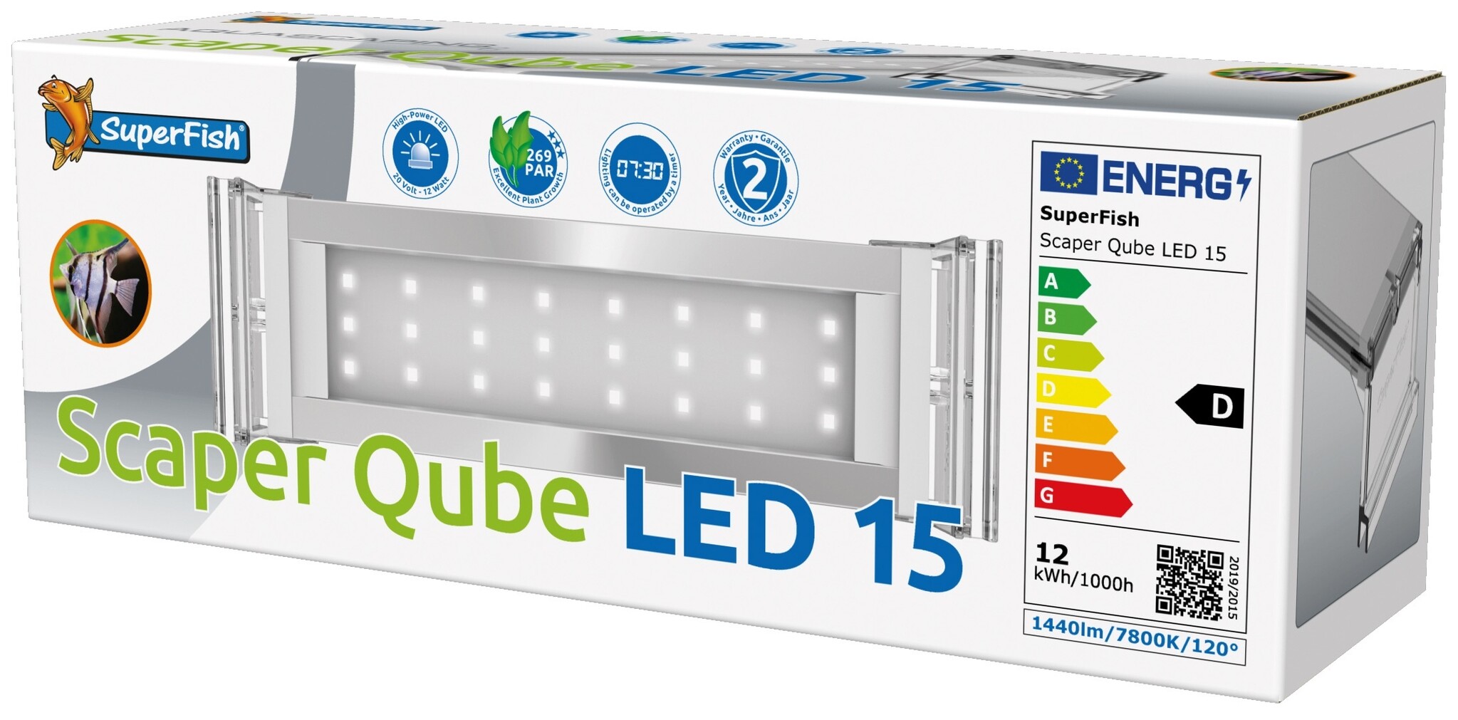 Scaper Qube 15 LED-Verlichting