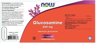 NOW Glucosamine Capsules 60ST