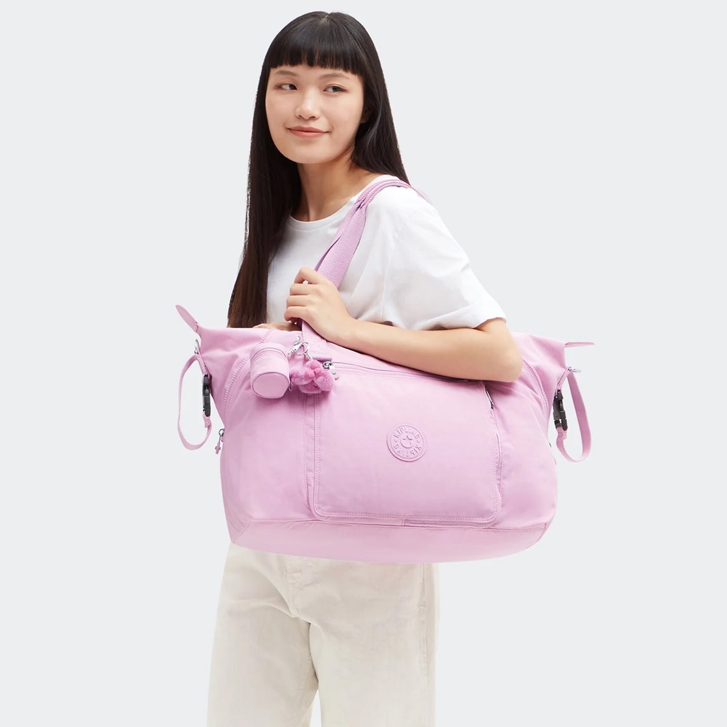 Kipling Art M Baby Bag back to beige