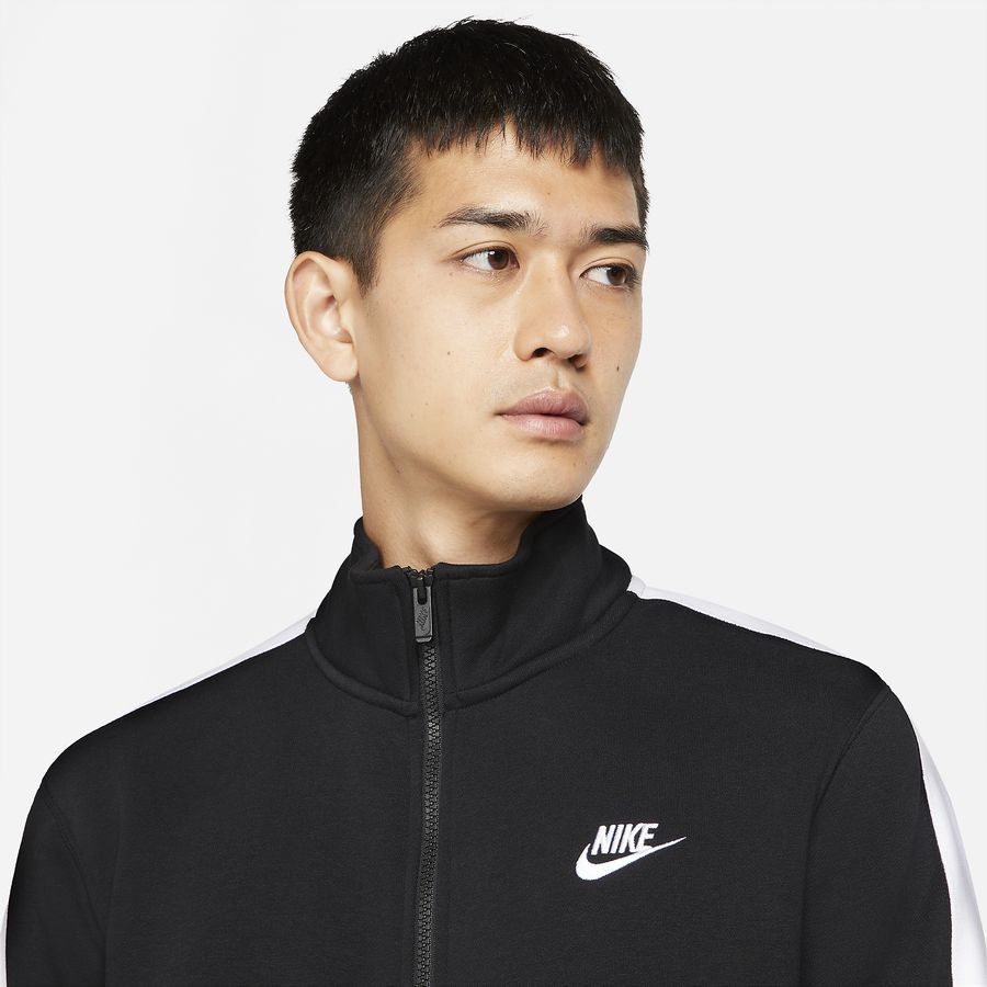 Nike Veste NSW Club Fleece - Noir/Blanc
