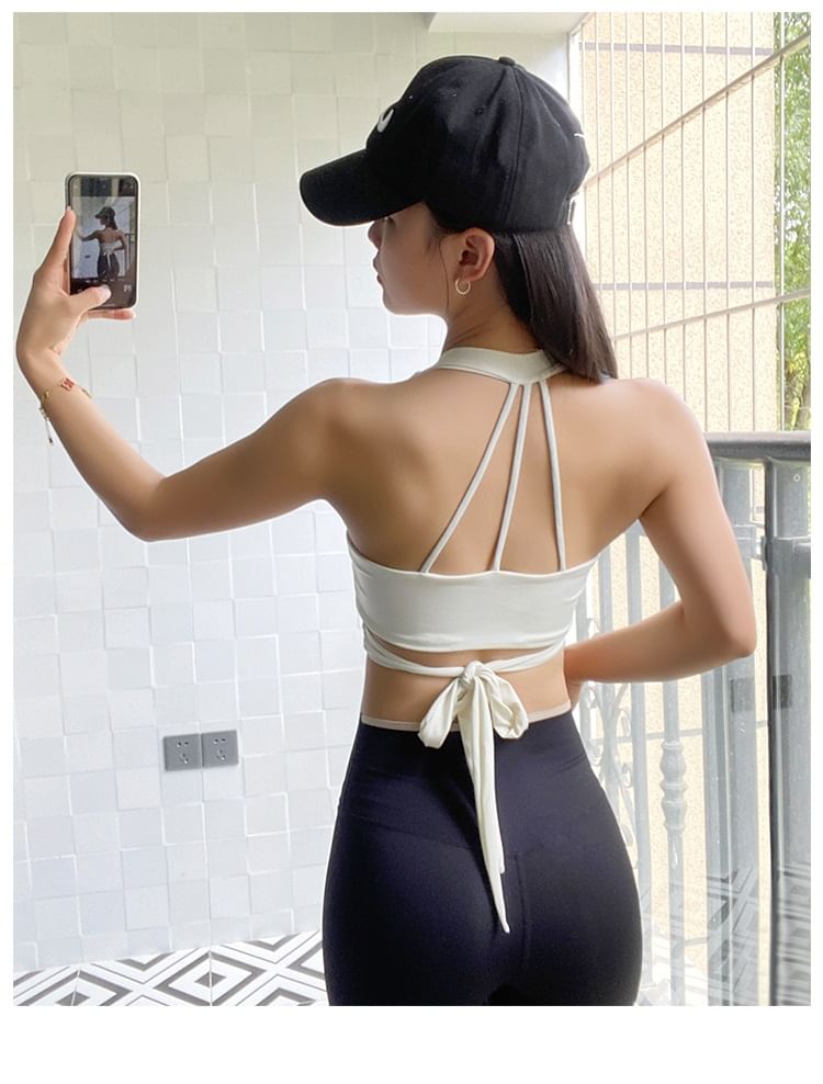 Engiko - Halter Plain Wrap Sportbeha