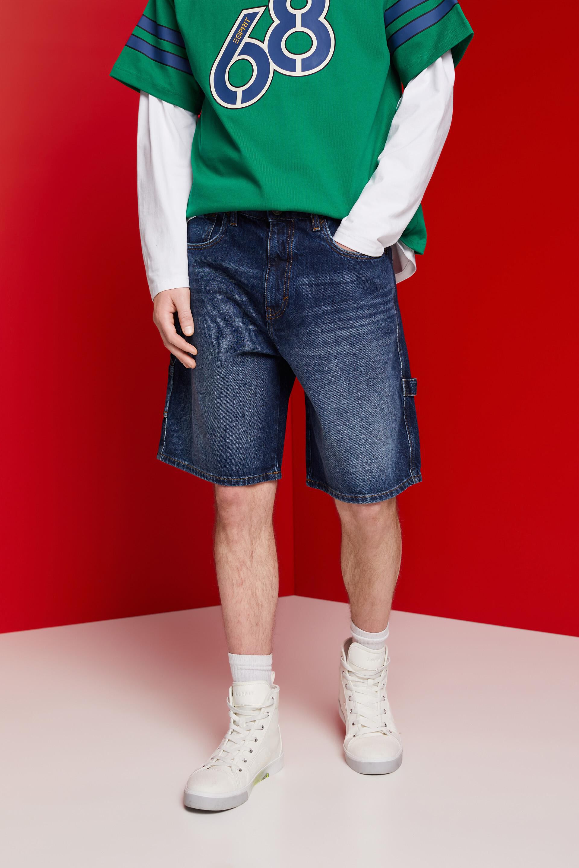 Short en jean de coupe Relaxed Fit