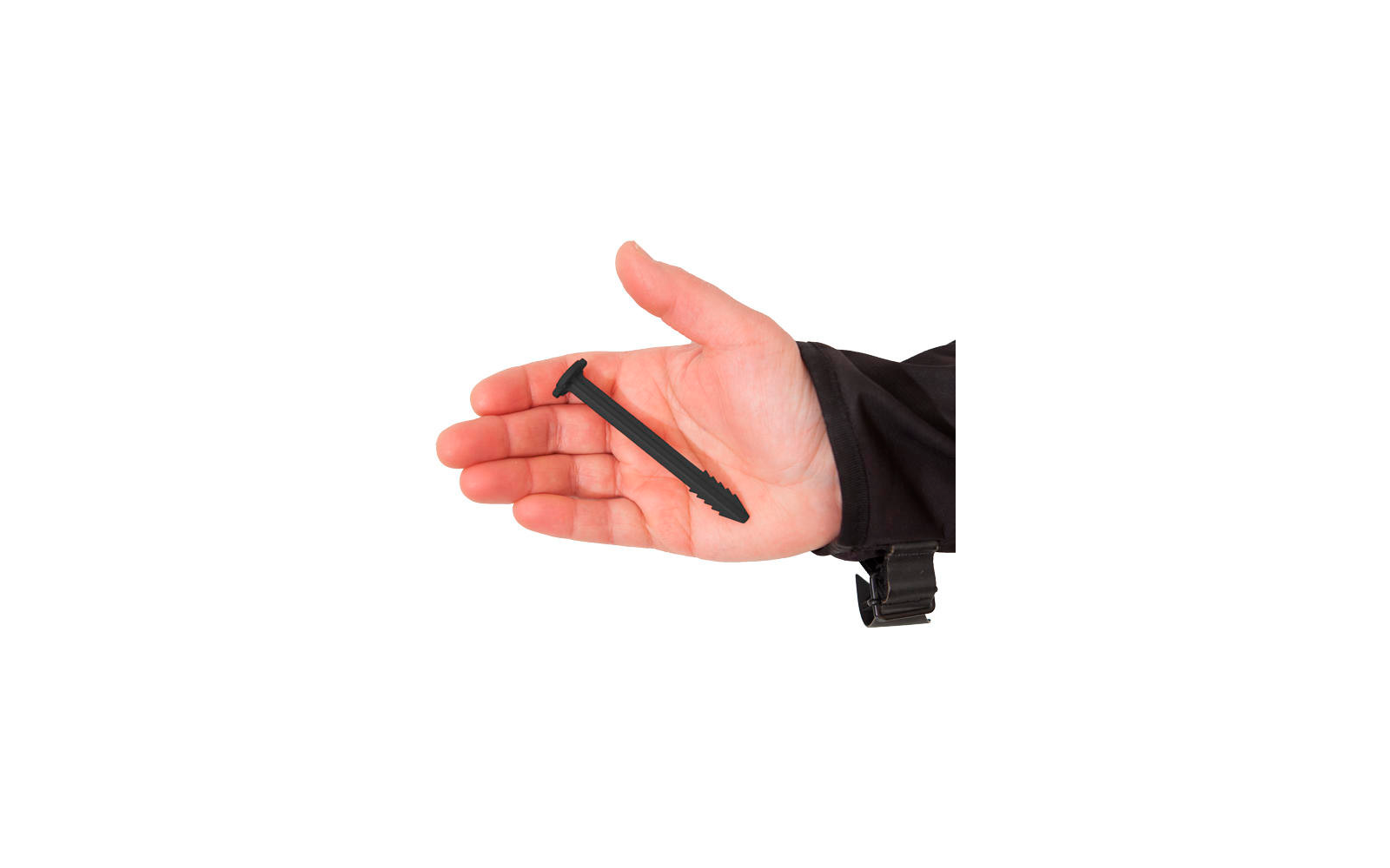 SwissPiranha BF90 Zelthering schwarz 9,7 cm einzeln