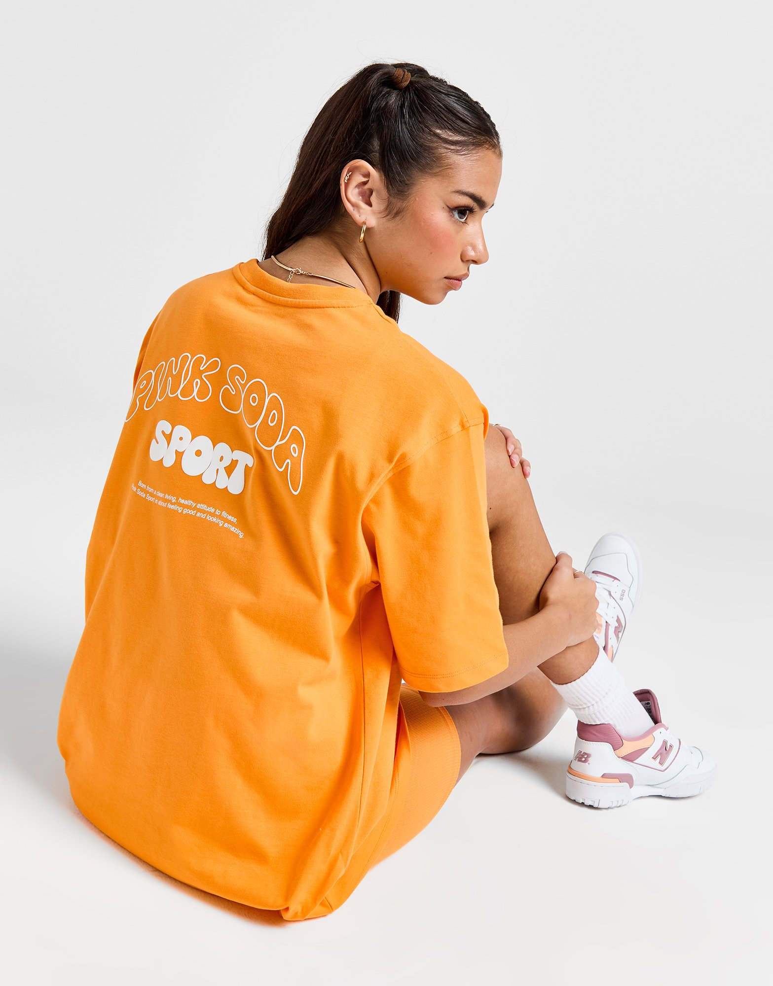 Pink Soda Sport T-shirt Baton Femme