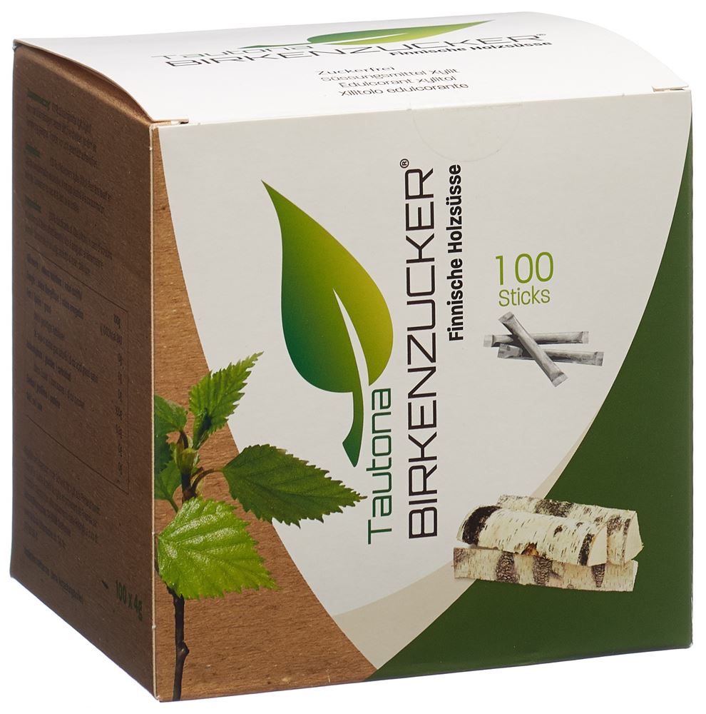TAUTONA Birkenzucker/Xylit<br>100 Stück, Stick