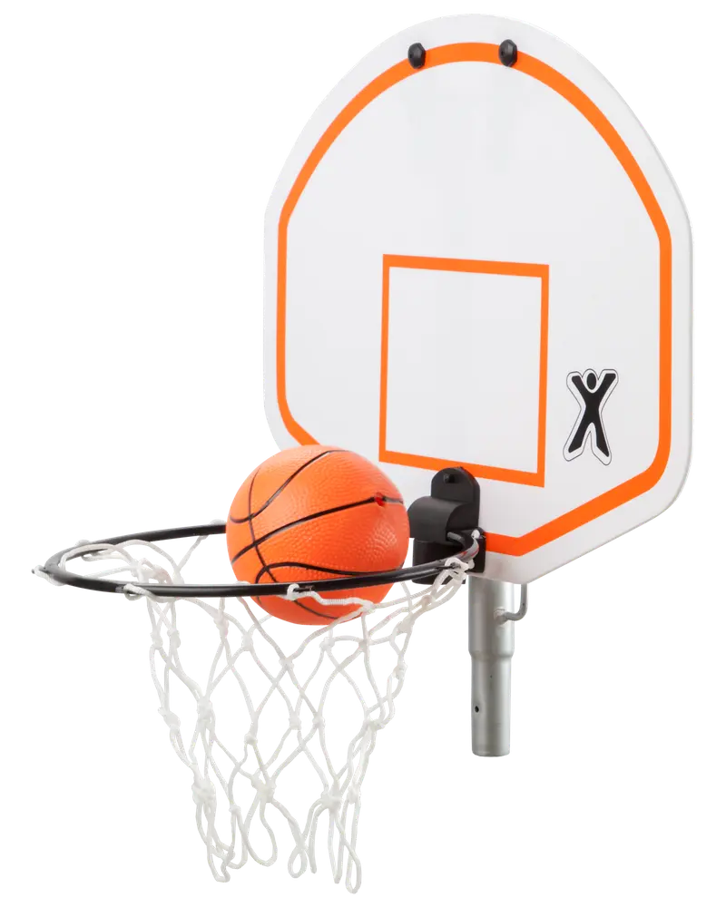 JumpXfun Basketkurv til trampolin inkl. bold