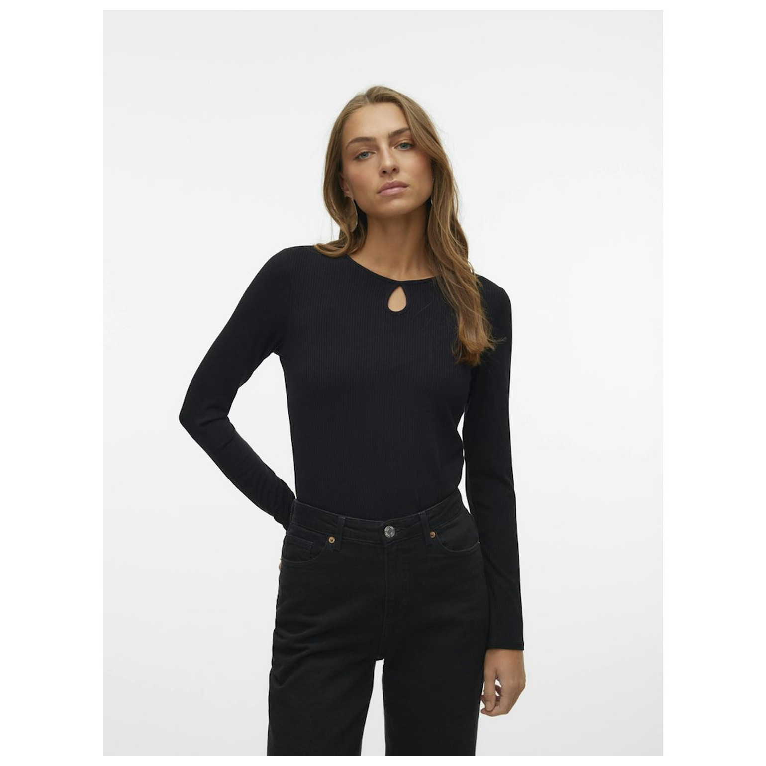Vero Moda VMCARINA LS O-NECK TOP JRS