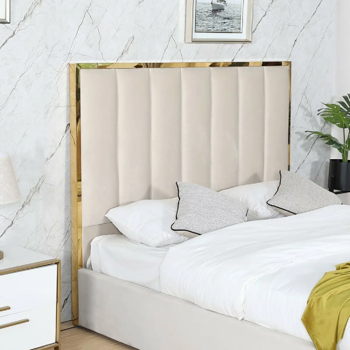 Meubler Design Maria - Gris 160x200