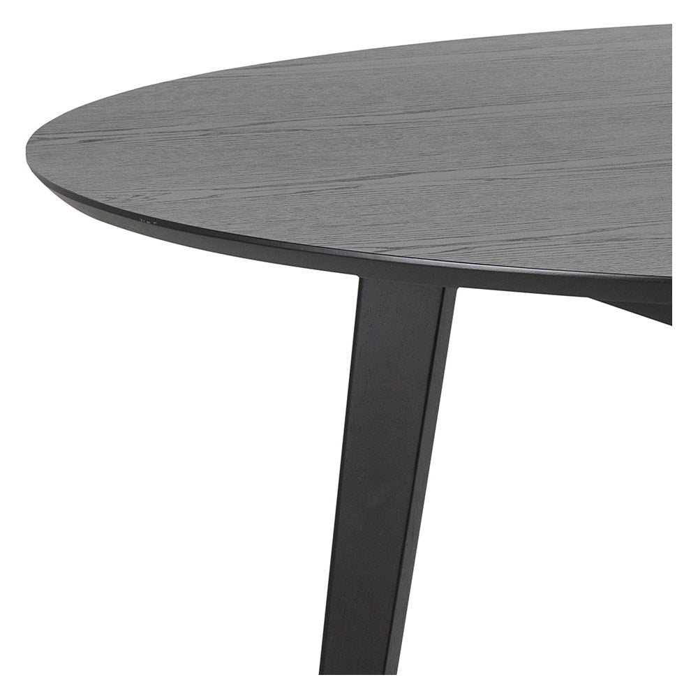 by fonQ basic Crow Eettafel - Ã 140 cm - Zwart