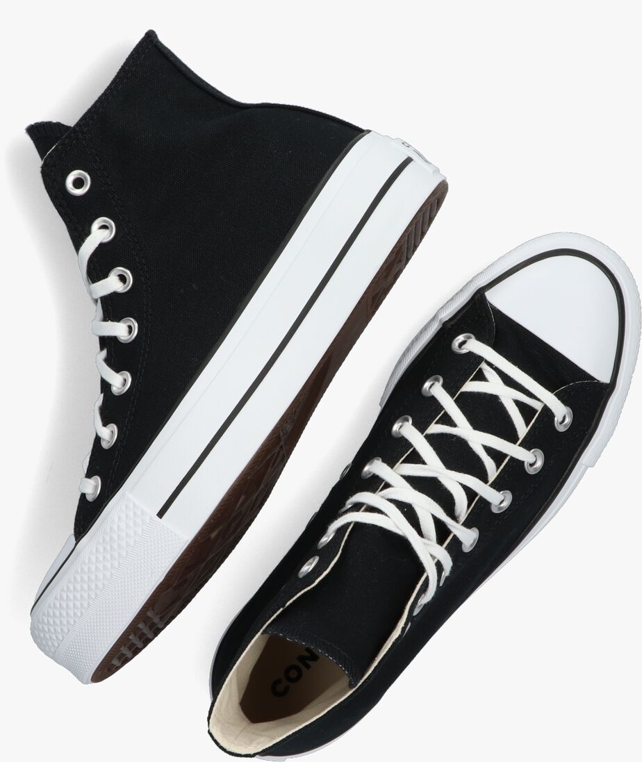 CONVERSE zwarte converse hoge sneaker chuck taylor all star lift hi