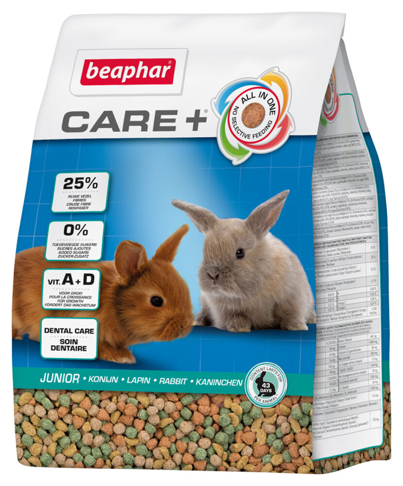 Beaphar Care   Konijn Junior - Konijnenvoer - 1.5 Kilogram