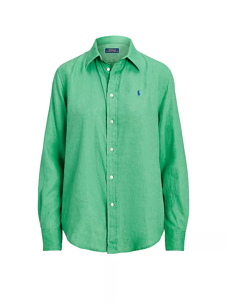 POLO RALPH LAUREN Leinenhemd grün