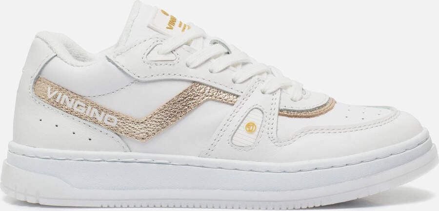 Vingino Senne Low Lage sneakers Leren Sneaker Wit
