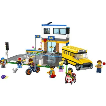 LEGO® City Community 60329 Schule mit Schulbus