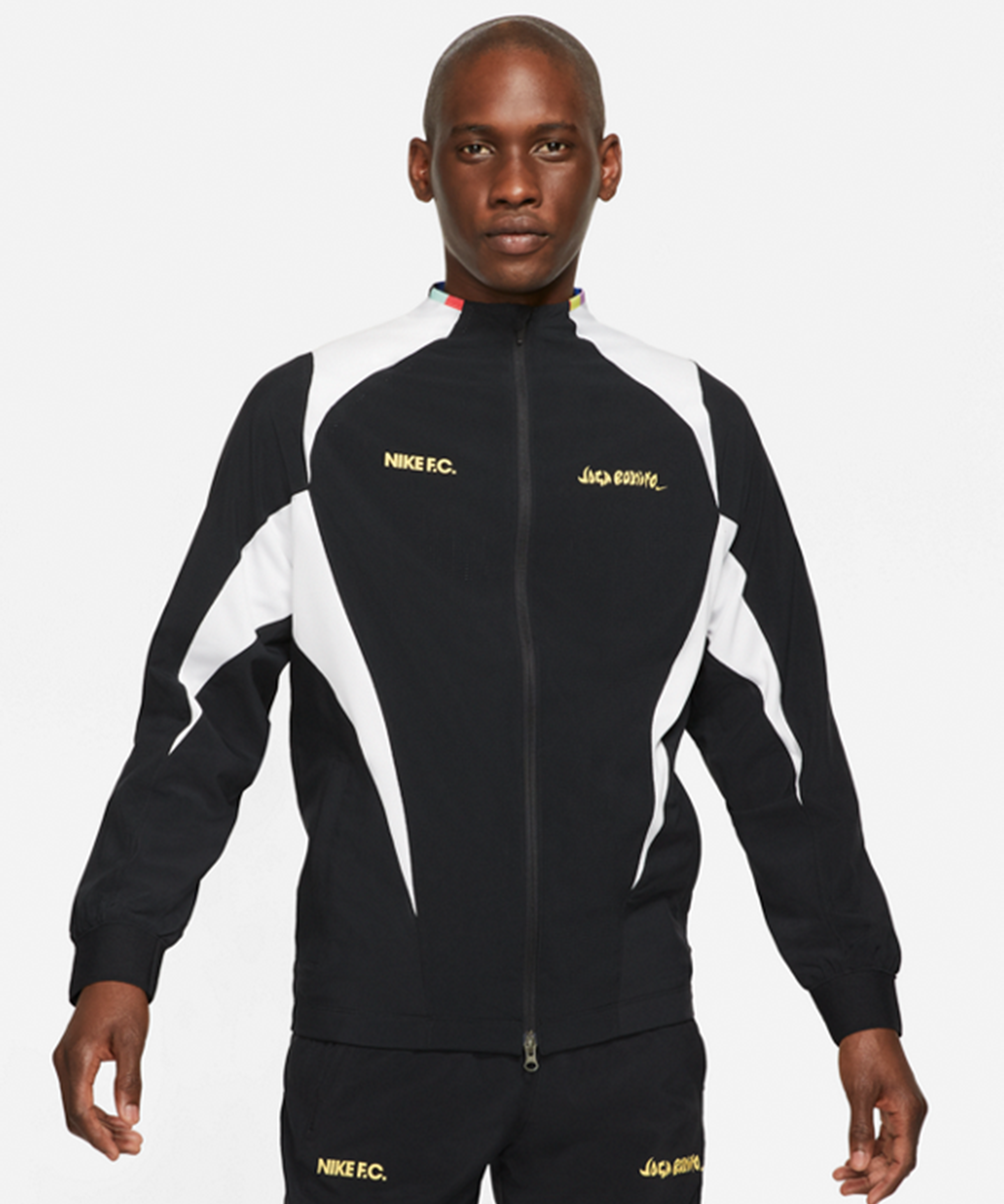 Nike F.C. Joga Bonito Woven Jacke Schwarz F010