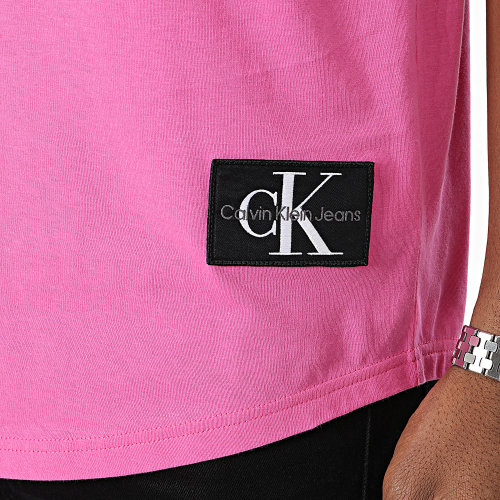 Tee Shirt Oversize Badge Round 3482 Rose