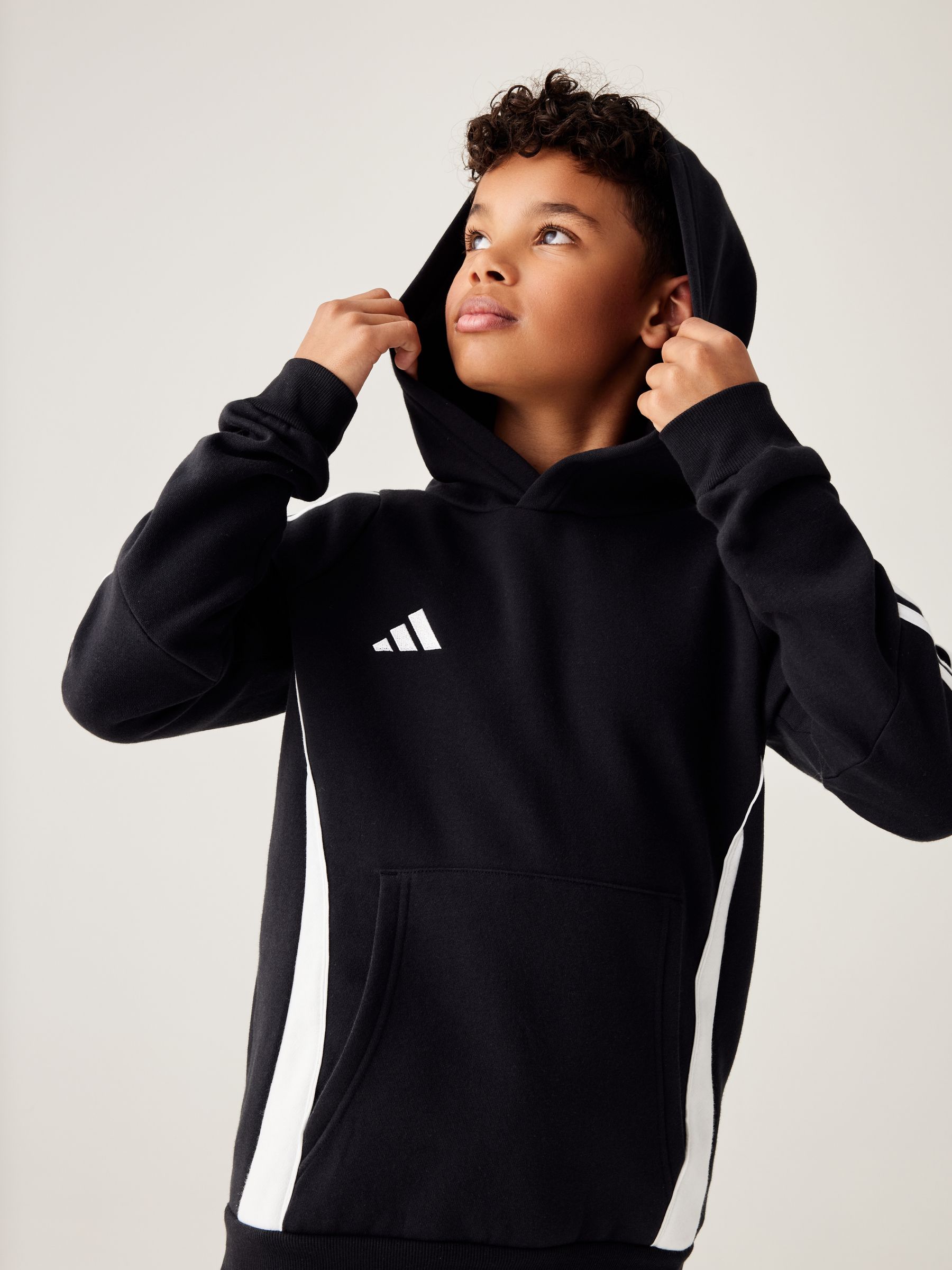 Zwart/wit - adidas Tiro 24 Sweat hoodie voor kinderen