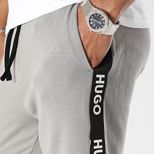 Pantalon Jogging A Bandes Sporty Logo 50496995 Gris