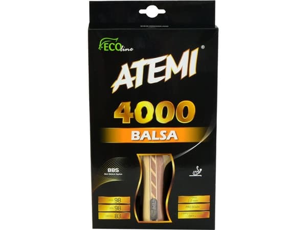 Atemi 4000 Balsa konkav bordtennisracket (17204)