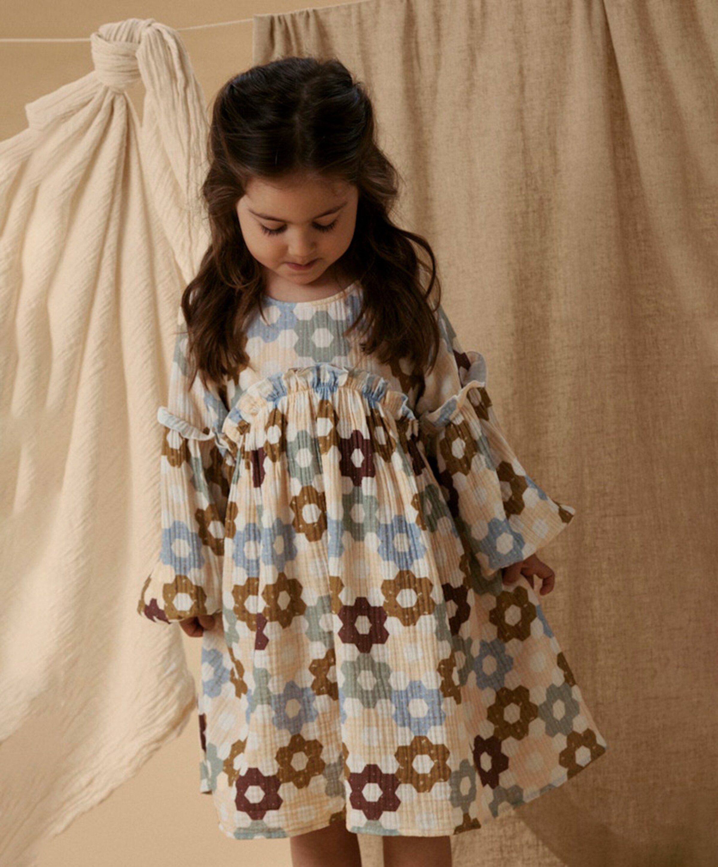 Lil' Atelier Meisjes jurk multicolor