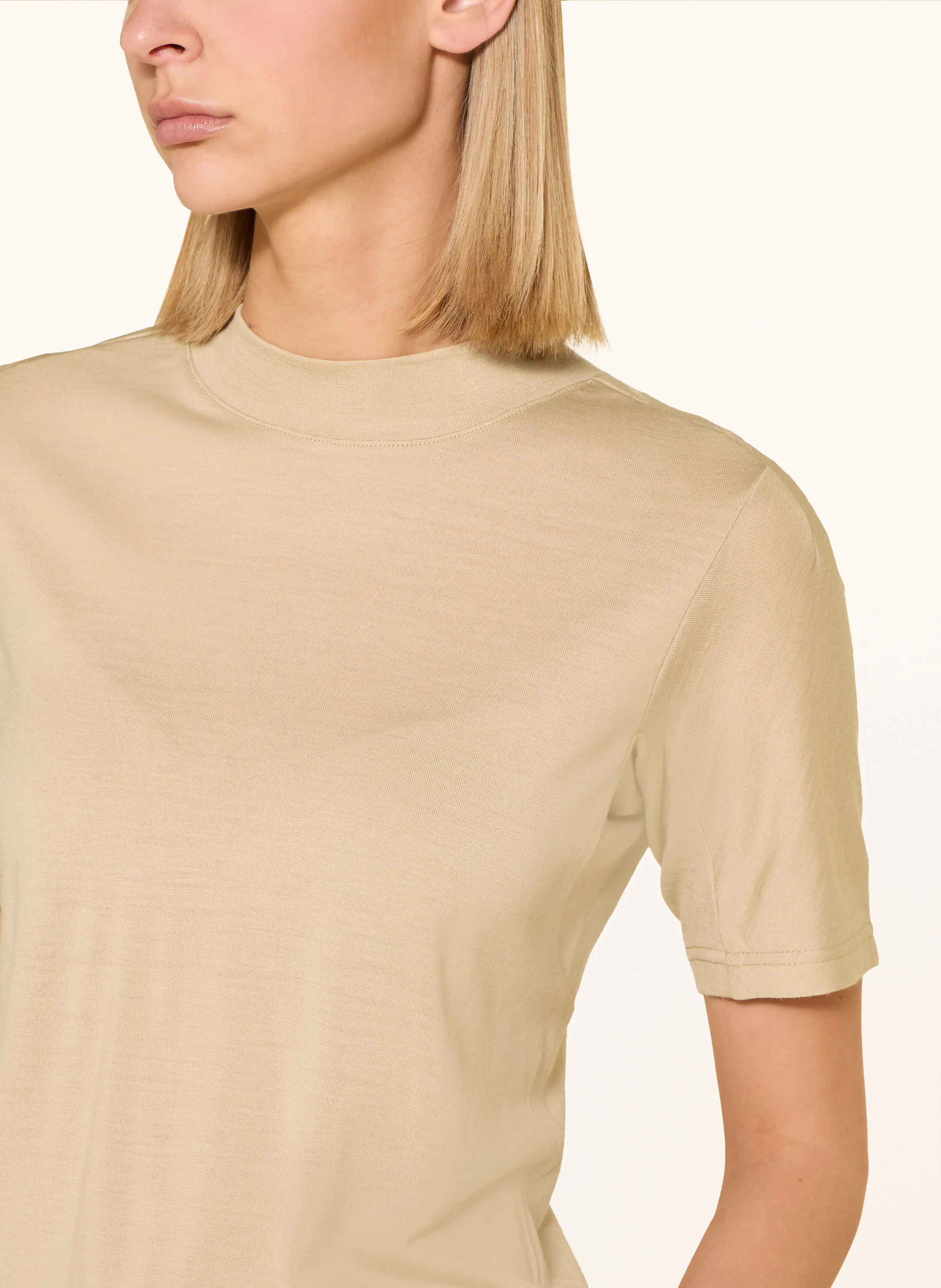 KnowledgeCotton Apparel T-Shirt DYNAMIC WOOL 175 aus Merinowolle